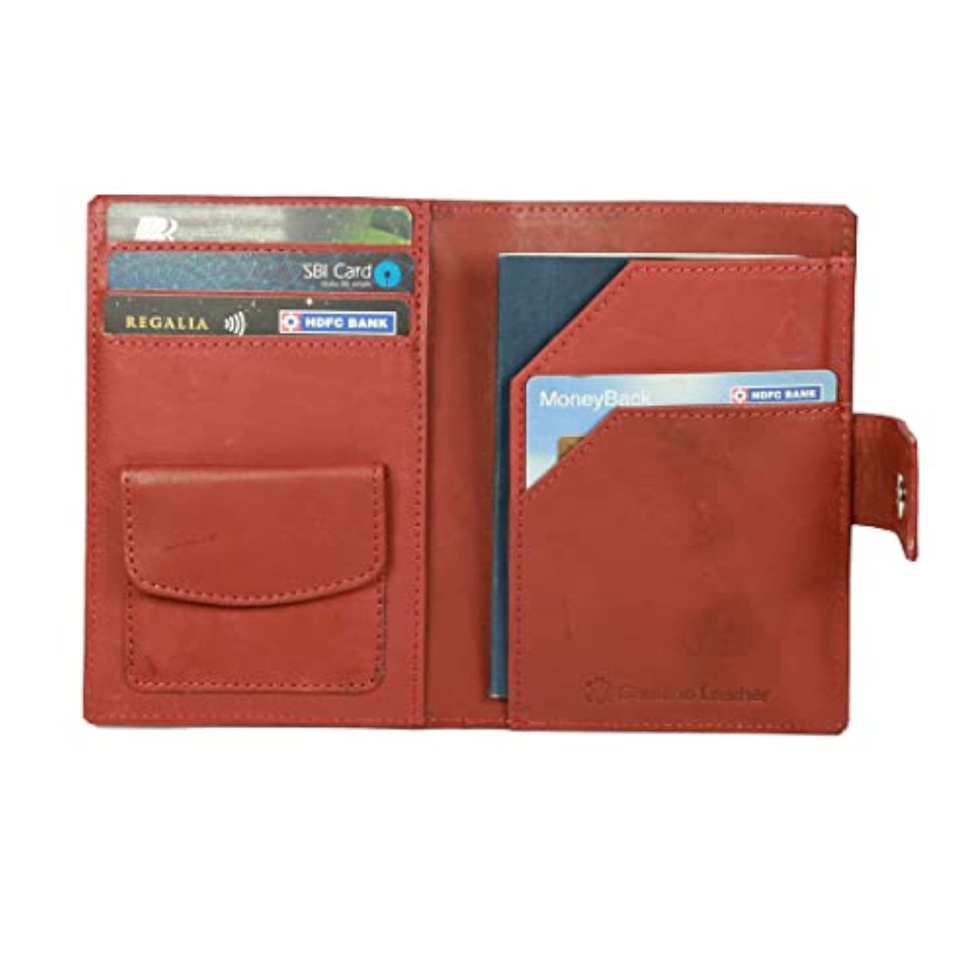Brown Passport Wallet